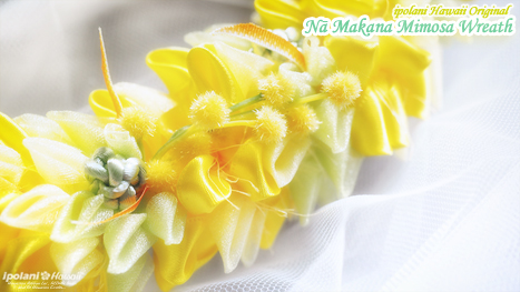 ipolani Hawaii�I���W�i�� Nā Makana Mimosa Wreath�L�b�g